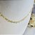 Choker Com Coração Vazado Pequeno Interligado Banhado Em Ouro 18k - Imagem 4