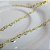 Choker Com Coração Vazado Pequeno Interligado Banhado Em Ouro 18k - Imagem 8