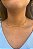 Choker Com Corações Banhado Em Ouro 18k - Imagem 1