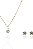 Conjunto Estrelas Com Zircônia Banhado Em Ouro 18k - Imagem 2