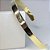 Bracelete Liso Largo Banhado Em Ouro 18k - Imagem 5