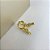 Brinco Argolinha Com Chave Banhado Em Ouro 18k - Imagem 5