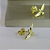 Brinco Pequeno De Espirito Santo Banhado Em Ouro 18k - Imagem 9