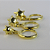 Trio Argolinha Estrelinha De Zircônia Banhado Em Ouro 18k - Imagem 7