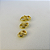Trio De Argolinhas Com Zirconia Banhado Em Ouro 18k - Imagem 4