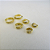 Trio De Argolinhas Com Zirconia Banhado Em Ouro 18k - Imagem 6