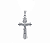 Pingente Prateado Crucifixo - Imagem 1