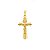 Pingente Dourado Crucifixo - Imagem 1