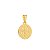 Pingente Dourado Medalha de São Jorge - Imagem 1