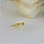 Piercing Fake Com Coração Banhado Em Ouro 18k - Imagem 7