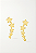 BRINCO EARCUFF ESTRELAS FOLHEADO A OURO 18K - Imagem 2