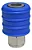 Kit 10 Engate Rápido Compressor Ar 1/4 Fêmea Npt Azul - Imagem 6