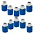 Kit 10 Engate Rápido Compressor Ar 1/4 Fêmea Npt Azul - Imagem 5