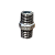 Adaptador Macho Fixo em Ferro Galvanizado 1/2" NPT - 5 Unidades - Imagem 2