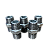 Adaptador Macho Fixo em Ferro Galvanizado 1/2" NPT - 5 Unidades - Imagem 1