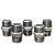 Adaptador Macho Fixo em Ferro Galvanizado 3/4" NPT - Pacote com 5 Unidades - Imagem 1