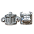 Kit de Abraçadeira Alta Pressão Lava Auto 3/4" - 31mm (2 Peças) - Imagem 1