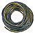 Mangueira De Ar Água Compressor 3/8 Pol 400 Psi 60 Metros Preto Listra Amarela - Imagem 1