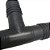 Kit 10 União Emenda Conexão Adaptador Tee Mangueira 3/4 Preto - Imagem 4