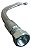 Kit 2 Mangueira Aeroquip Inox Prensada Óleo Turbina 8an 80cm - Imagem 4