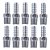 Kit 5 Espigão Conector Rosca Npt Macho 1/4 Mangueira 3/8 - Imagem 7