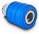 Kit 6 Engate Rápido P/ Compressor Conector 1/4 X Escama 3/8 - Imagem 3