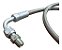 Mangueira Turbina 30 Cm Inox Prensada Óleo C/ Conexões - Imagem 4