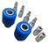 Kit Engate Rápido Para Mangueira Espiral Pu 8mm 8 Peças - Imagem 2
