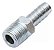 Kit 05 Und Espigão Fixo Macho Npt  3/8''x 1/4'' - Imagem 4