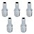 Kit 05 Und Espigão Fixo Macho Npt  3/8''x 1/4'' - Imagem 5
