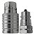 Engate Rápido Hidráulico Agrícola 1/2 Npt + Adaptador M20 - Imagem 5
