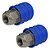 Engate Rápido Compressor Ar 1/4 Fêmea Npt Azul Hidraflux - Imagem 1