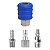 Kit Conexôes Para Compressor Com Engate Rápido De 1/4 Fêmea - Imagem 1