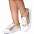 Tênis Feminino Dourado Casual - Imagem 2