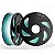 Filamento 3D PLA Silk Duo Color Verde e Prata Silver-Green Silk Magic Color 1Kg Closin - Imagem 1