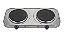 FOGÃO ELÉTRICO DE MESA  DOIS PRATO 2000W 220V - Imagem 3