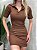 Vestido Curto em Ribana Gola Polo Raiane Ref. 1690 - Imagem 2