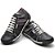 Sapatênis Casual Conforto Couro Preto - Imagem 3