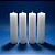 Vela Para Altar Lisa 7x30 Cm Branca - 4 Unidades - Imagem 3