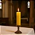 Vela De Altar Litúrgica Igreja 20cm X 7cm Amarela - Imagem 2
