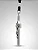 Colar Cordão Cruz Crucifixo (5cm) São Bento - Metal 40cm Preto - Imagem 4