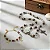 Kit Terço Pulseira Nossa Senhora Aparecida Madeira 8mm E 6mm - Imagem 2