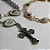 Conjunto Terço E Pulseira Santas Mães C/ Vidrinho E Folheto - Imagem 7