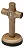 Crucifixo Madeira 6cm São Bento Ouro Velho P Painel De Carro - Imagem 6