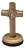 Crucifixo Madeira 6cm São Bento Ouro Velho P Painel De Carro - Imagem 5