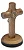Crucifixo Madeira 6cm São Bento Ouro Velho P Painel De Carro - Imagem 4