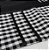 Pano de Copa Bordado Preto Xadrez - Imagem 4