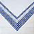 Toalha Pano de Copa Xadrez Azul 52x62cm - Imagem 2