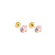 Brinco Baby Zircônia 4mm Folheado a Ouro - Imagem 7
