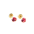 Brinco Baby Zircônia 5mm Folheado a Ouro - Imagem 3